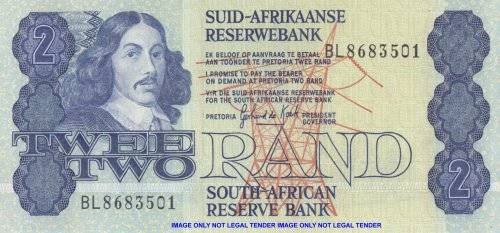 SOUTH AFRICA   GPC DE KOCK   R2   NOTE    BL8683501          SET037