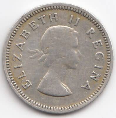 1954  Threepence Coin   SILVER                SUN9430