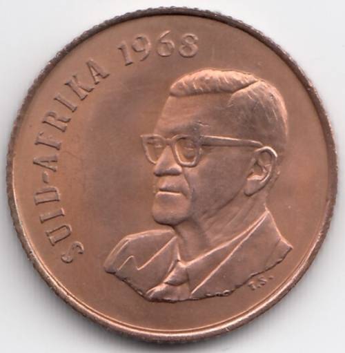 1968   2c   COIN   (AFRIKAANS)       SUN9486