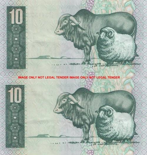 GPC DE KOCK  2 X  R10  NOTES  IN SEQUENCE          SET087