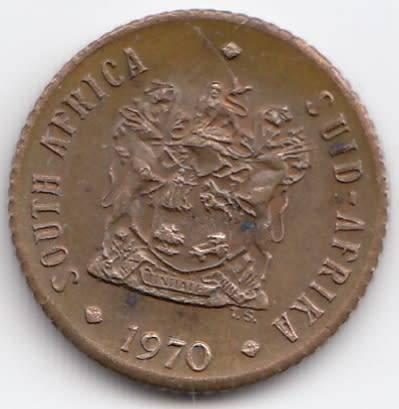1970  1/2 Cent     Coin                SUN9771