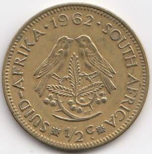 1962   1/2c   Coin                SUN9840