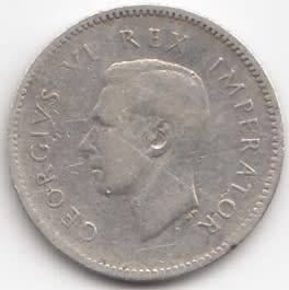 1945  Threepence Coin   SILVER                SUN9894