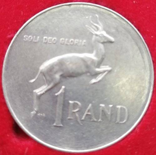 1966  SILVER   R1   COIN   (AFRIKAANS)       SUN9960