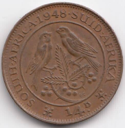 1948      1/4 D    SOUTH AFRICA                 SUN9965
