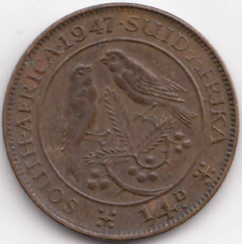 1947    1/4 D    SOUTH AFRICA                 SUN10020