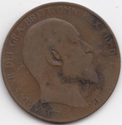 1907      ONE PENNY   COIN                SUN10036