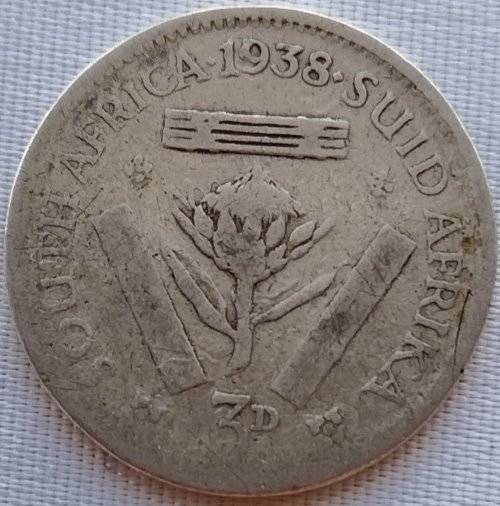 1938 THREEPENCE COIN   SILVER         SUN10426