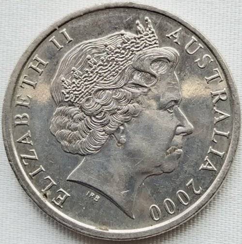 2000  -  10 CENTS Coin      AUSTRALIA         SUN10990