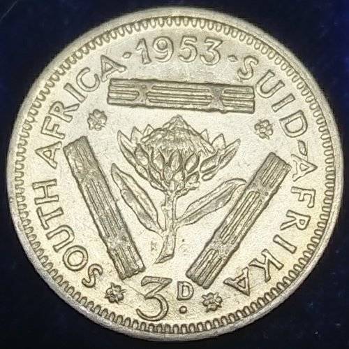 1953  Threepence Coin   SILVER                SUN11072