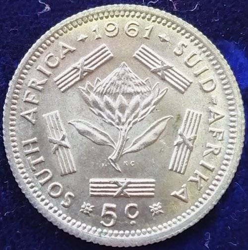 1961      5   Cent   Coin    SILVER          SUN11273