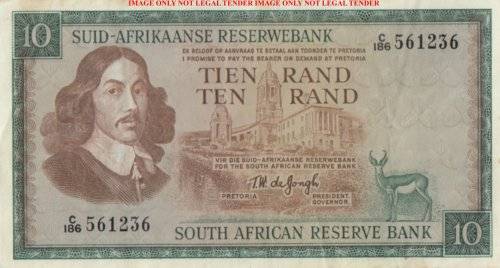 WOW    ***  TW DE JONGH  R10  NOTE  ***     C186 561236        SET030