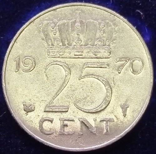 1970  25 Cents      Netherlands          SUN11324