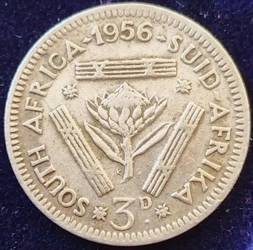 1956   THREEPENCE   COIN       Silver        SUN11712*