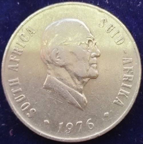1976   50c   Coin      RSA          SUN11778
