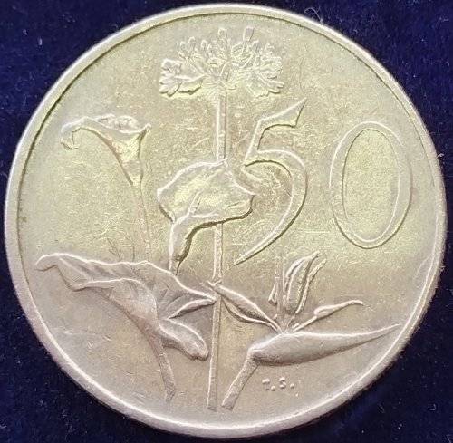 1976   50c   Coin      RSA          SUN11778