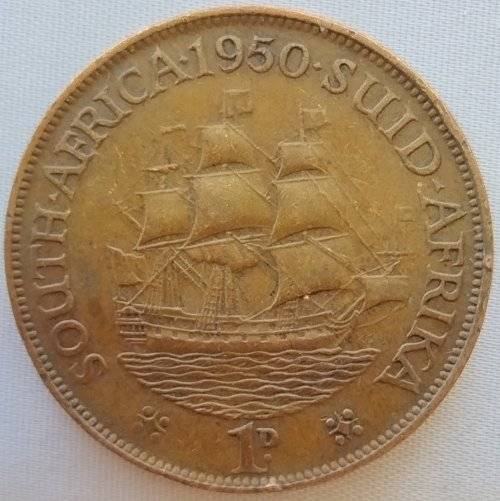 1950     PENNY COIN    SOUTH AFRICA                 SUN11920*