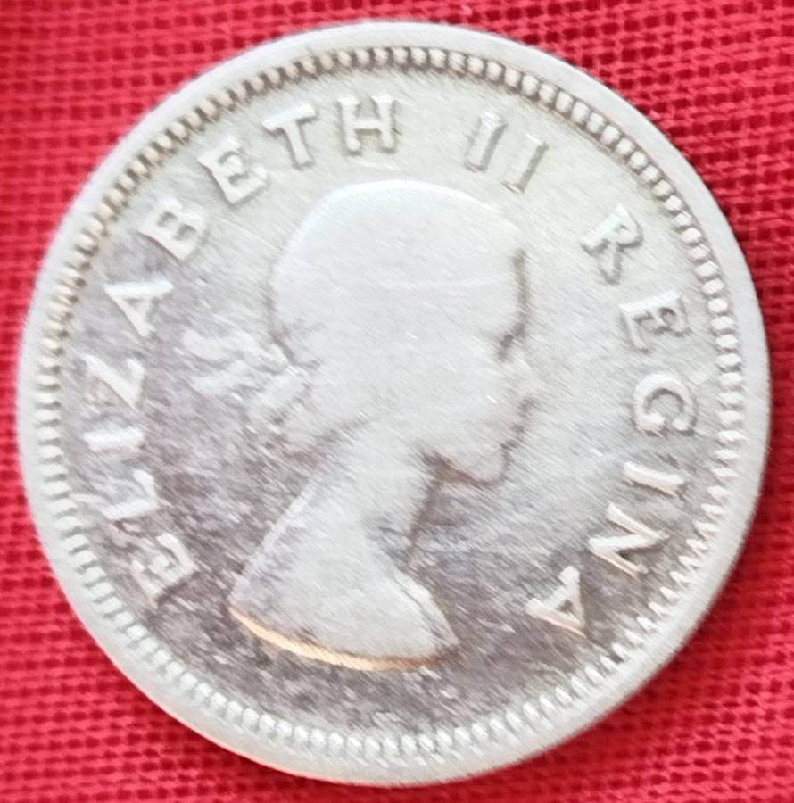 1954  Threepence Coin   SILVER                SUN12275*