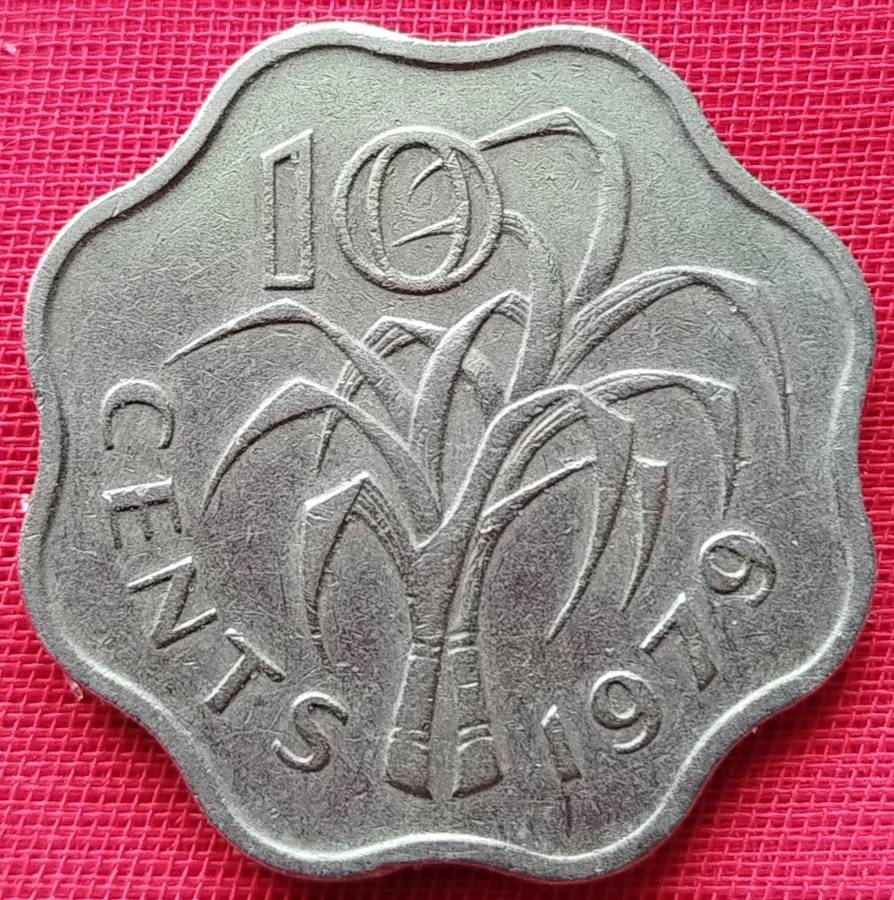 1979   10 CENT COIN       SWAZILAND                      SUN12312*
