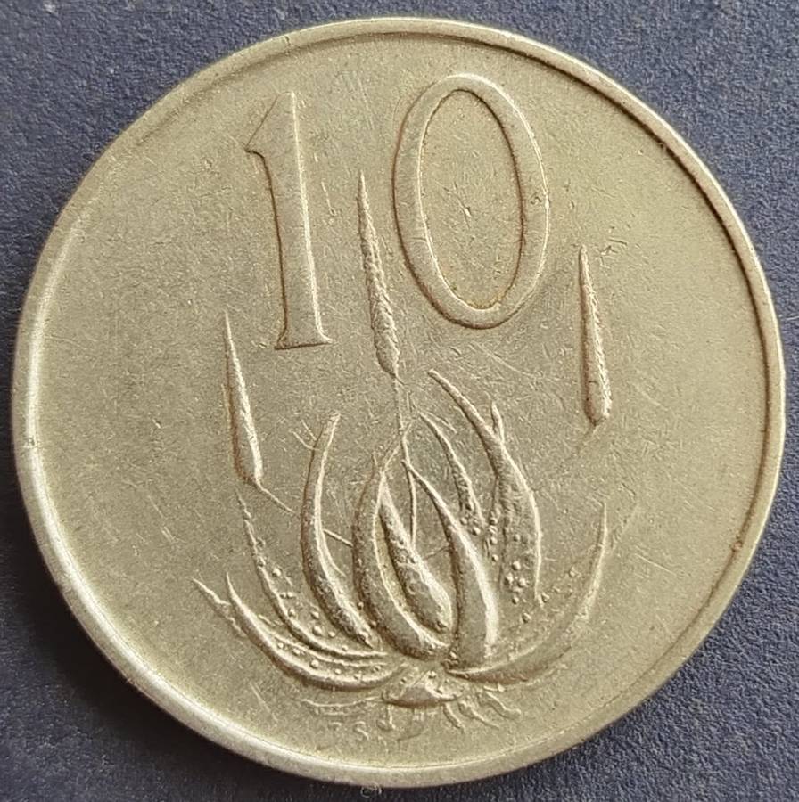 1969   10c   COIN   (Afrikaans)       SUN12839*