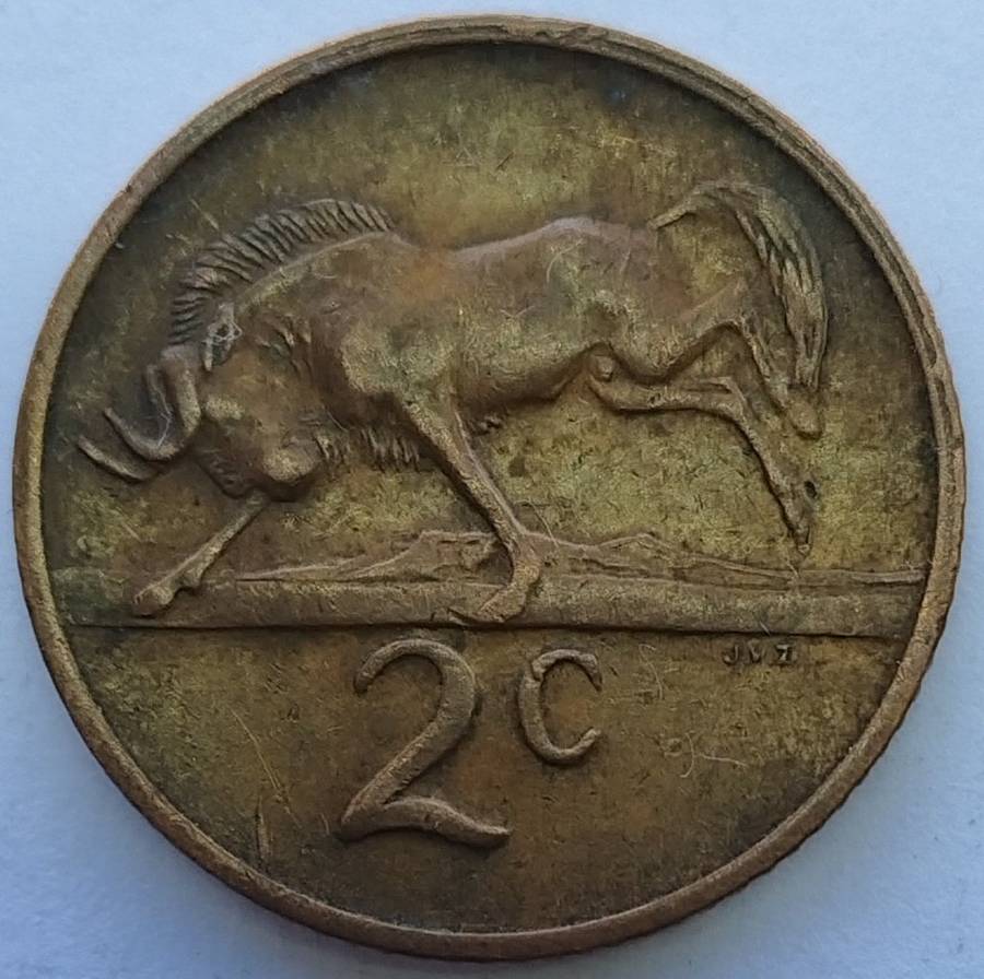 1969   2c   COIN   (Afrikaans)       SUN12880*