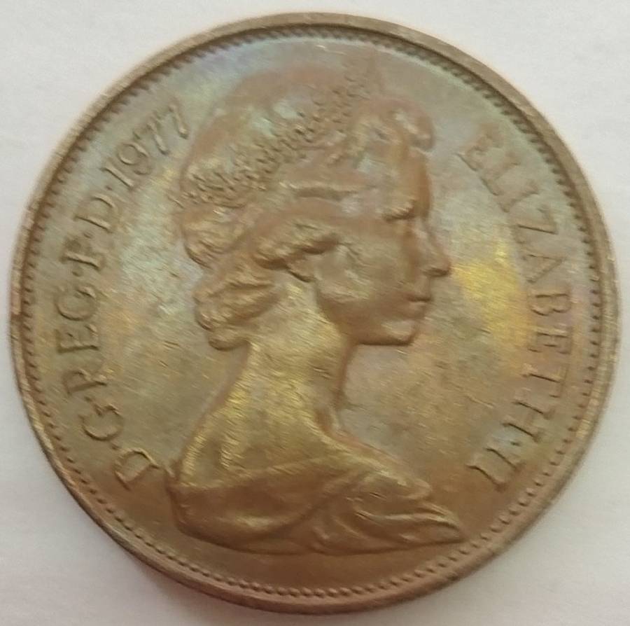 1977 -   Two new Pence Coin      United Kingdom         SUN12989*