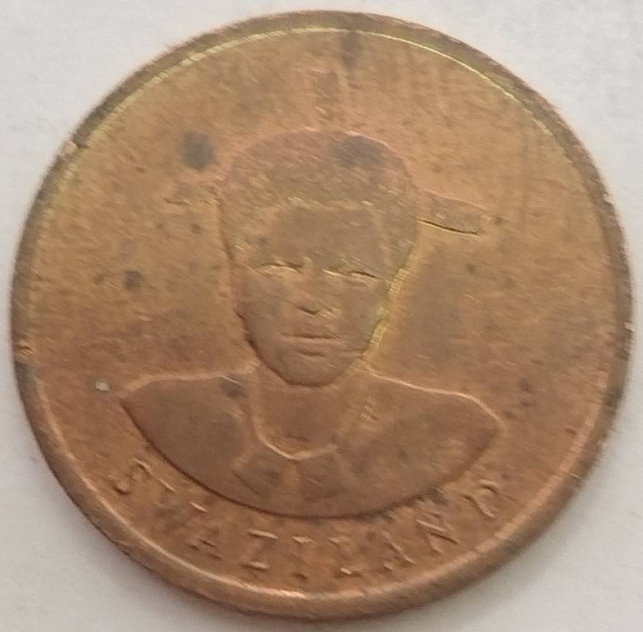 1986   1 CENT COIN       SWAZILAND                      SUN13033*