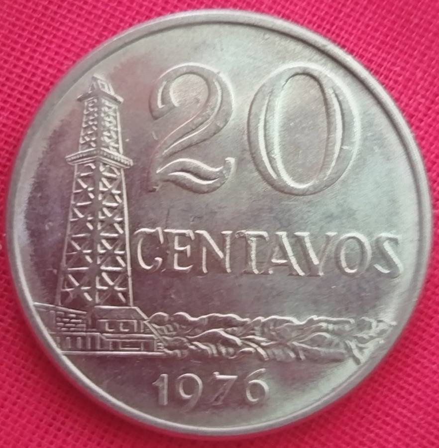 1976     20 CENTAVOS -     Brazil       SUN13344~