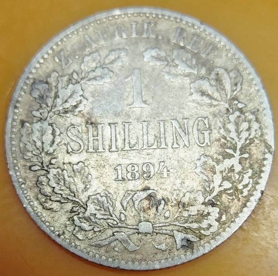 1894   SHILLING    SLIVER 0.925     ZAR                    SUN13857*