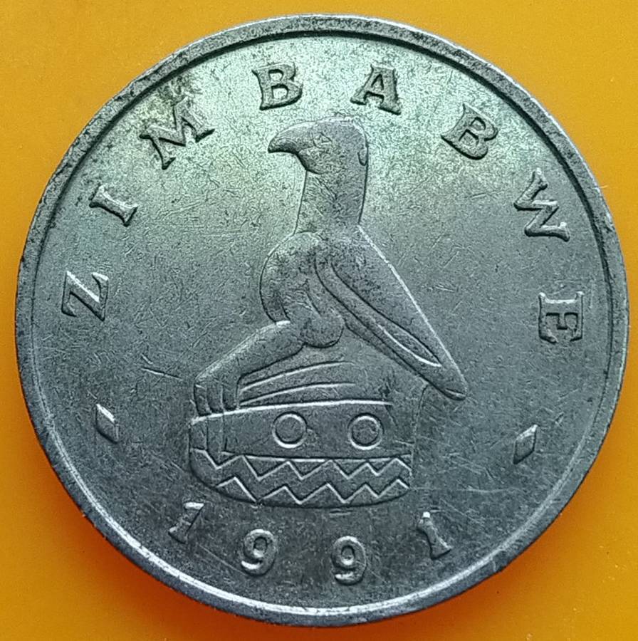 1991  5 Cents     Zimbabwe          SUN14036~