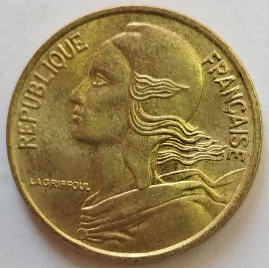 1984  5 Centimes Coin      France          SUN14238~