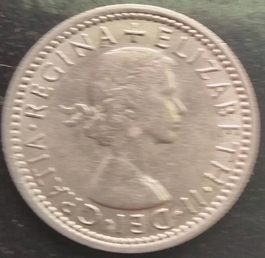 1963 -   SIX  Pence Coin      United Kingdom         SUN14241