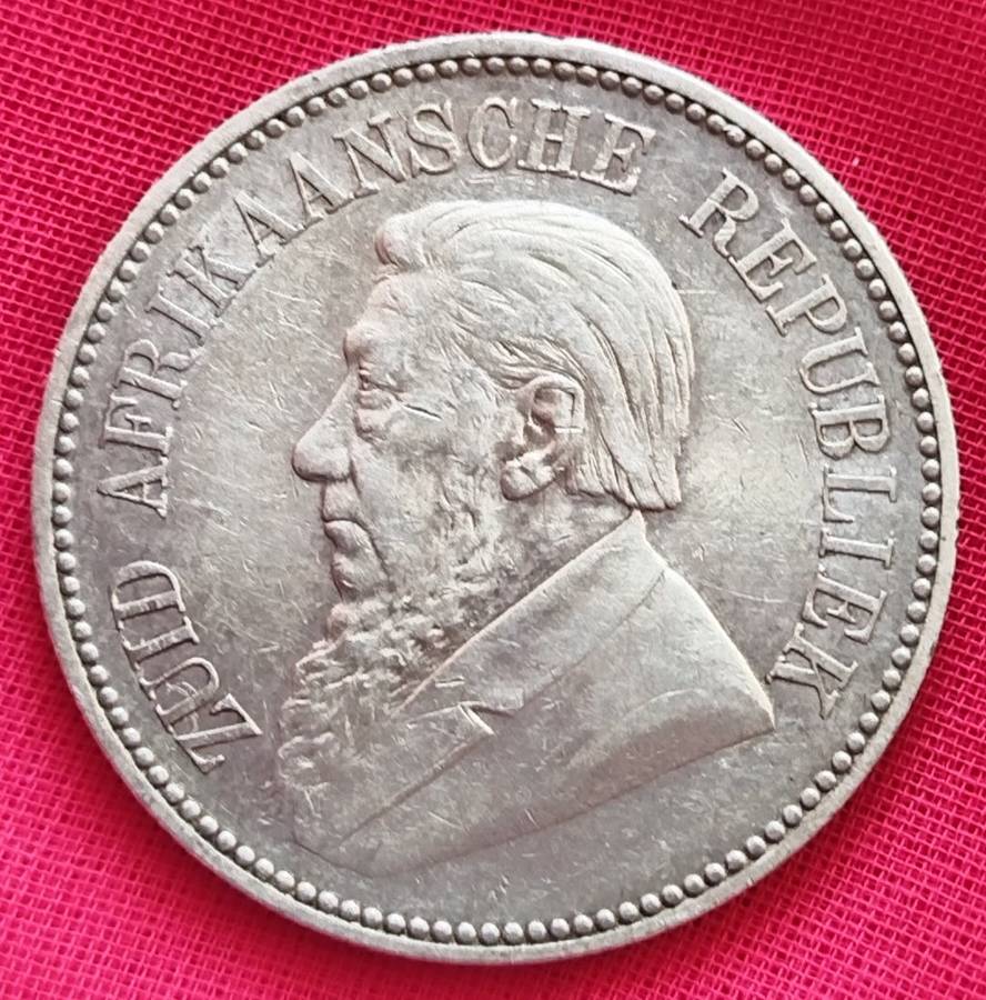 1896  2 1/2 Shillings Coin    (SILVER 0.925 )    ZAR                     SUN14349