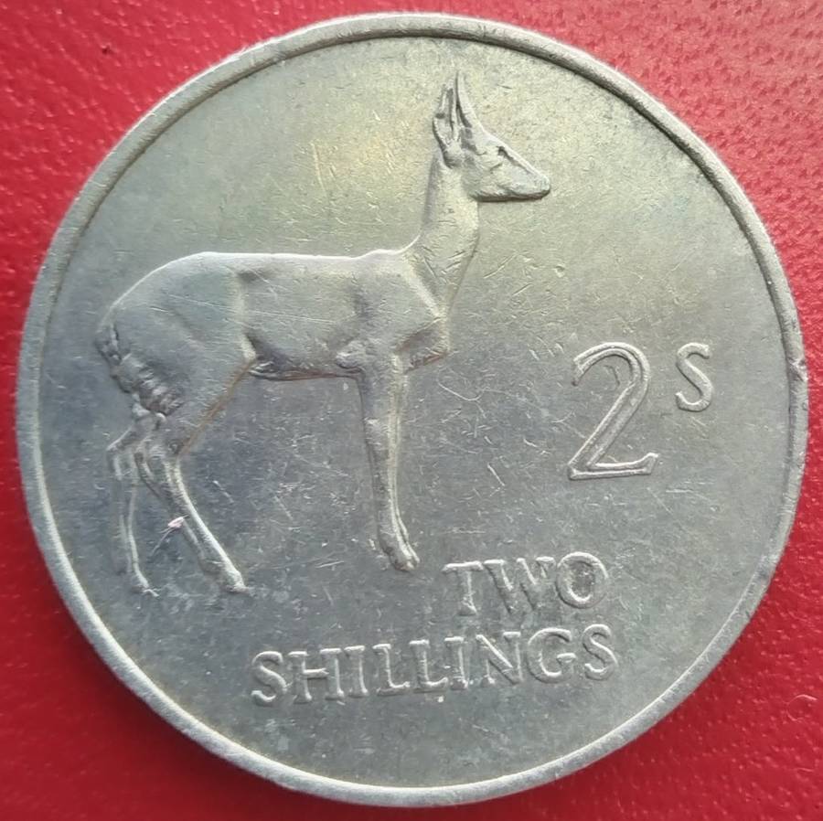 1964  10 SHILLINGS Coin     ZAMBIA          SUN14482
