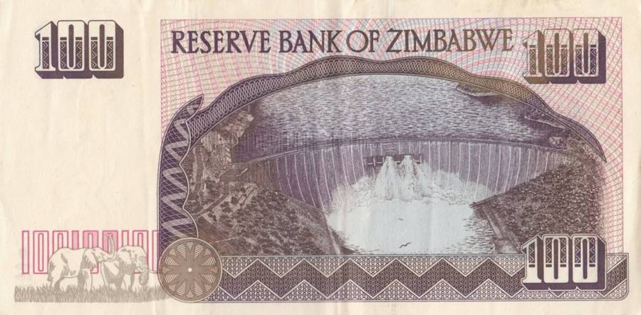 ONE HUNDRED  DOLLARS       ZIMBABWE      HS9782356       SET072