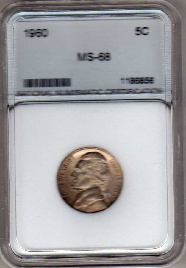 1960   5C   COIN    USA      NNC GRADED  MS-68