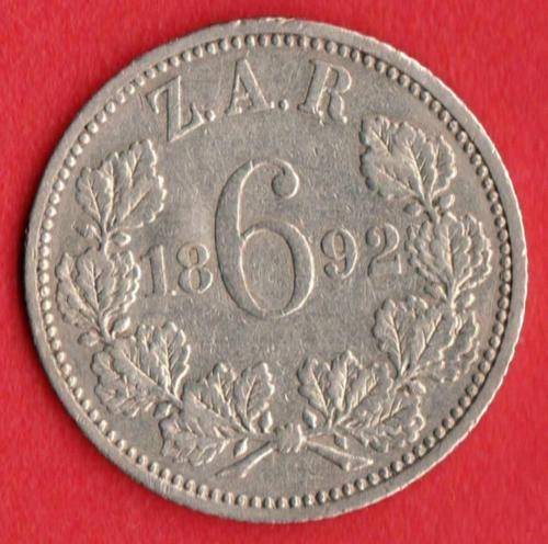 1892 6 PENCE COIN SUN1006