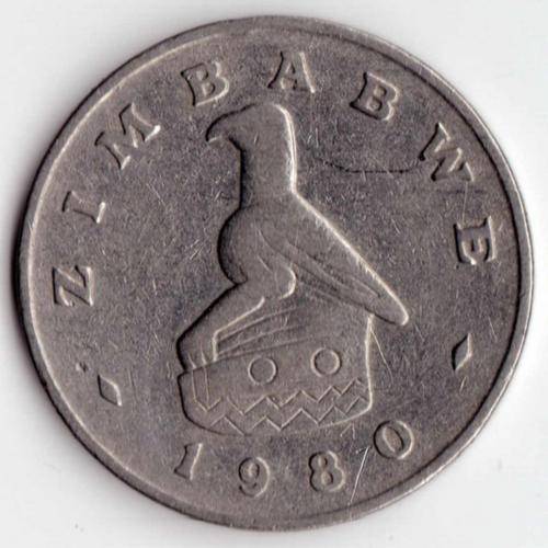 1980  20c COIN  ZIMBABWE                 SUN1788