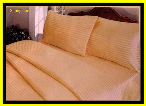 STRIPED SATIN BEDSHEETS SET 4 PIECE KING SIZE COLOUR AS PICTURED R170.00