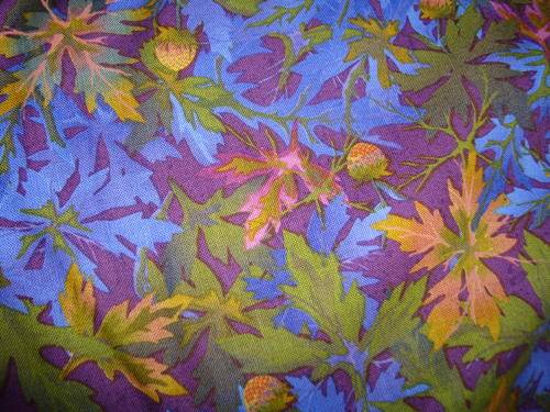 Pretty blue floral fabric