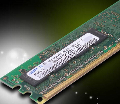 1x Samsung 1GB DDR2 RAM module for desktop PC