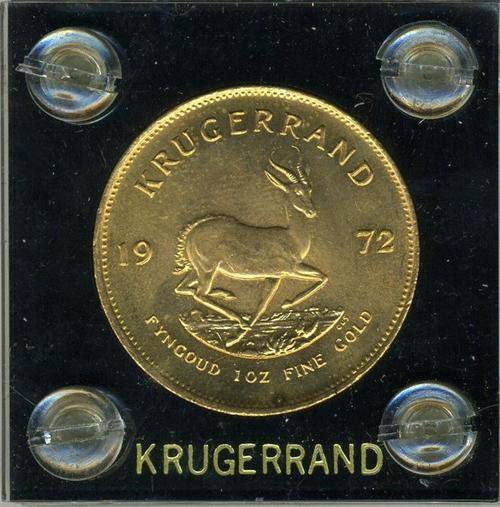 1972 - 1 OUNCE KRUGERRAND - RARE UNCIRCULATED GOLD COIN