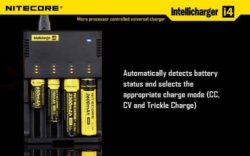 NITECORE Intellicharger I4 Li-ion/NiMH 4-slot Battery Charger (SEALED) LOCAL STOCK!!
