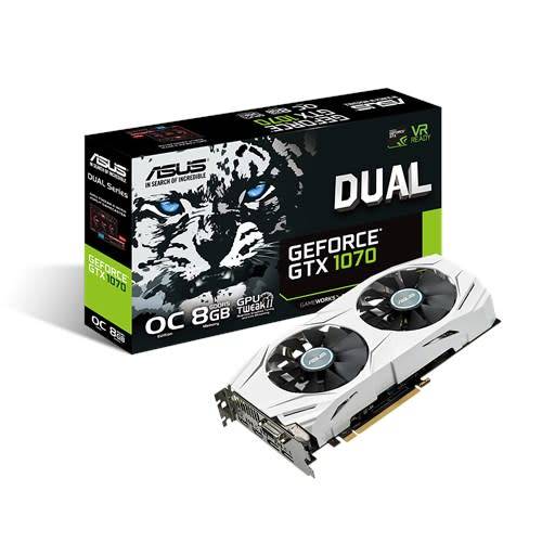 ASUS GeForce GTX 1070 DUAL-GTX1070-O8G 8GB (Boxed with software)
