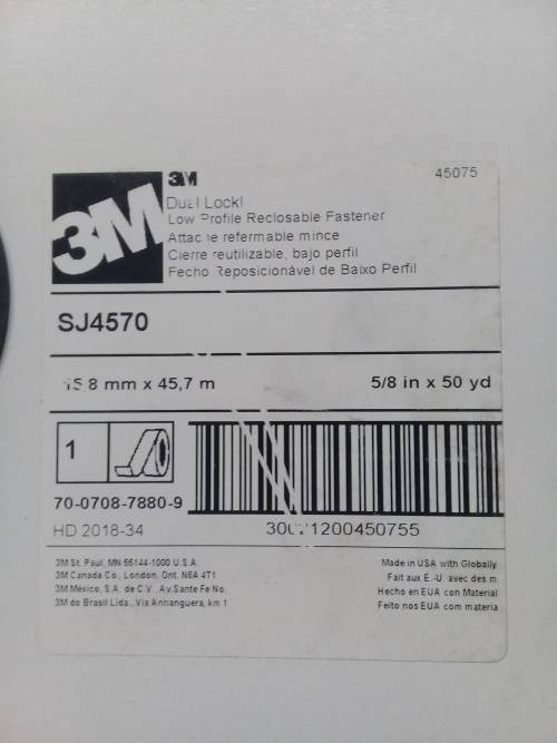 3M Dual Lock Low Profile Reclosable Fastener SJ4570 pack of 3(very expensive)