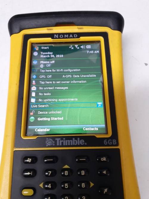 Nomad Trimble Data collector-GPS-CAMERA--SIM--Selling new elsewhere  at R27000...