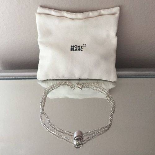Montblanc Profile Collection Silver Wish Pendant Necklace--Late Entry--