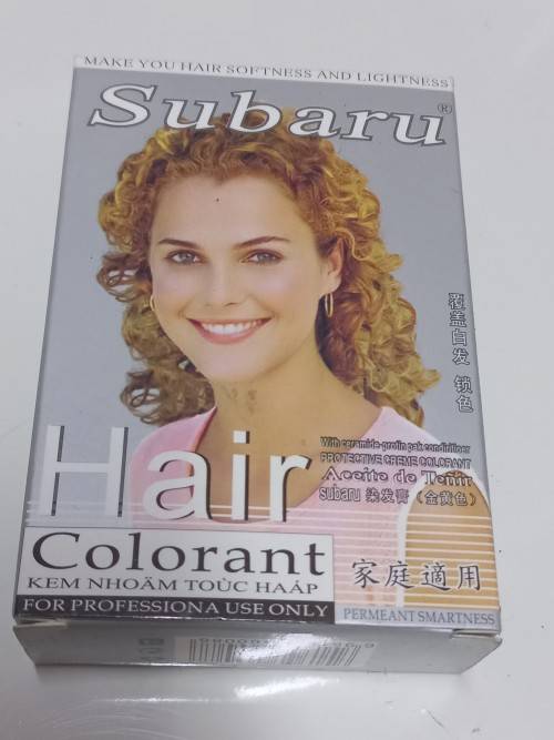 Subaru hair colorant Gold ( 10 packets )