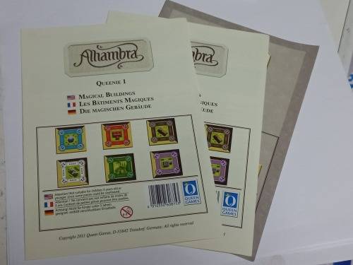 Alhambra mega box designer`s edition board game