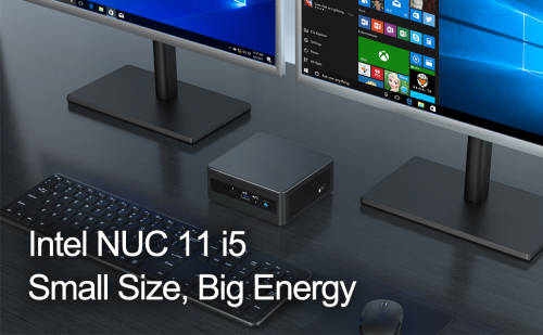 Intel Mini PC, Intel NUC 11 with Newest 11th Gen Core i5-1135G7, 16GB DDR4 & 512GB  SSD (Super Fast)